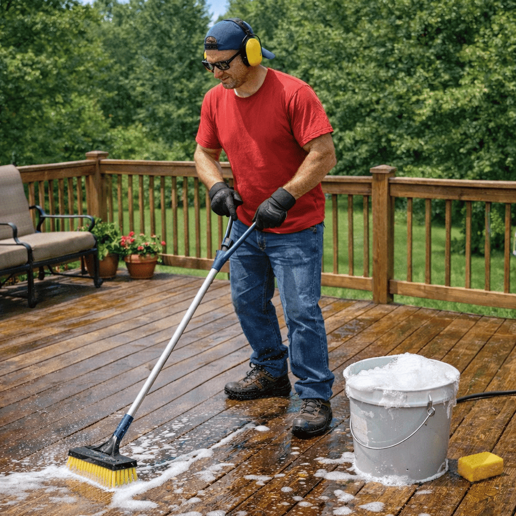 deck washing leesburg  va