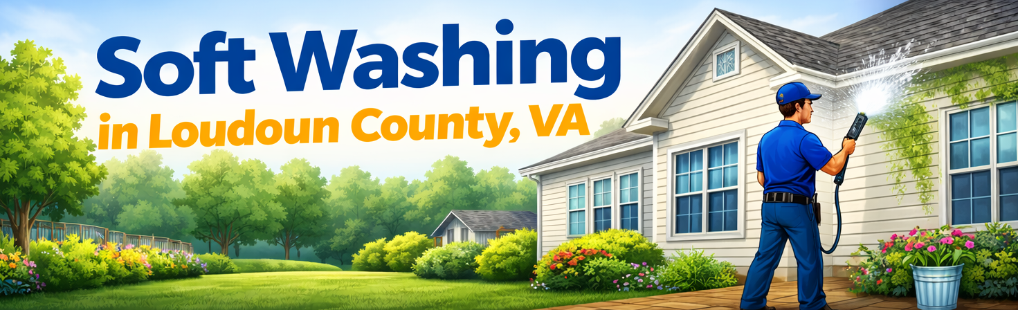 Soft Washing Homes in Loudoun County, VA | Wash Solutions LLC