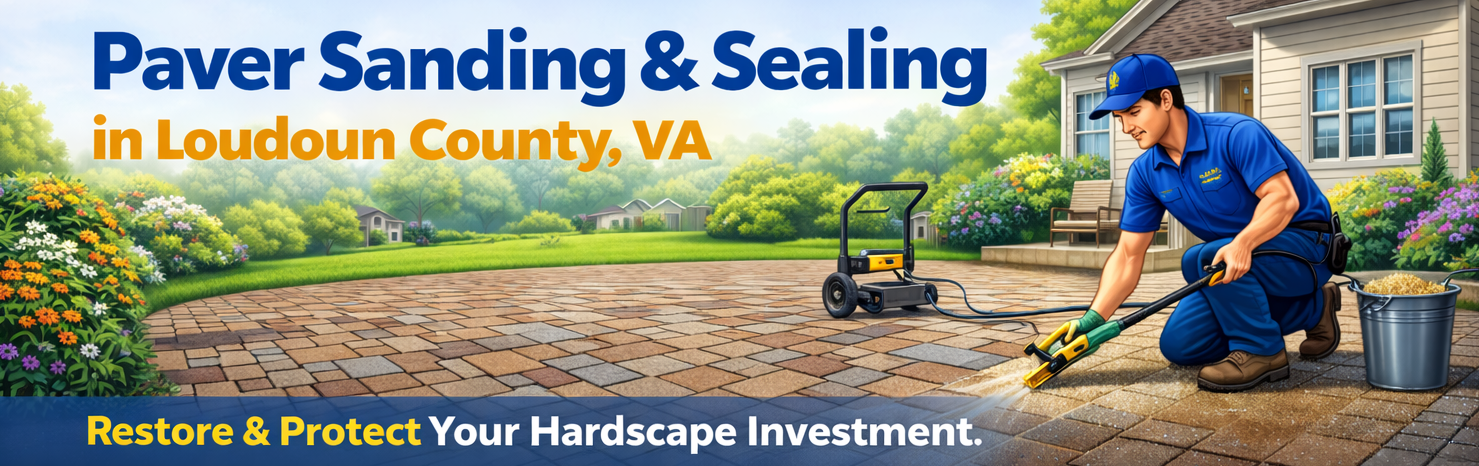 Paver Sanding & Sealing in Loudoun County | Wash Solutions LLC